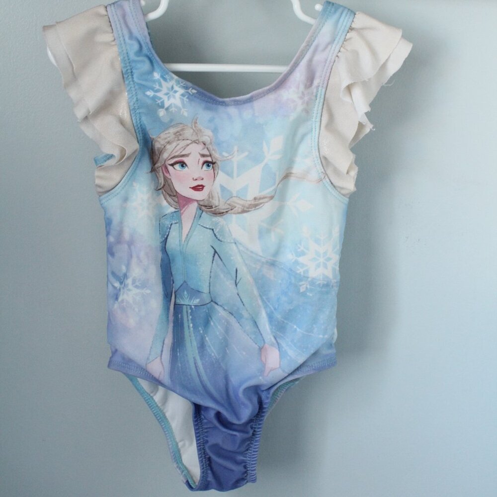 Frozen II Ruffled Bathing Suit Size 4T Disney